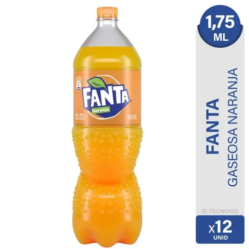 PACK X12 GASEOSA FANTA 1,75 LITROS