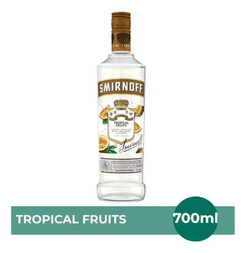 VODKA SMIRNOFF TROPICAL FRUITS 700ML