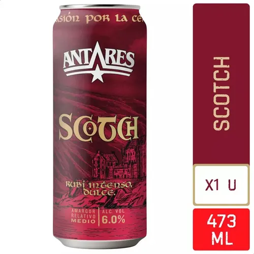 CERVEZA ANTARES SCOTCH LATA 473ML