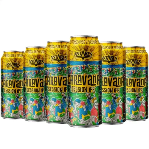 PACK X6 CERVEZA ANTARES CARAVANA 473ML
