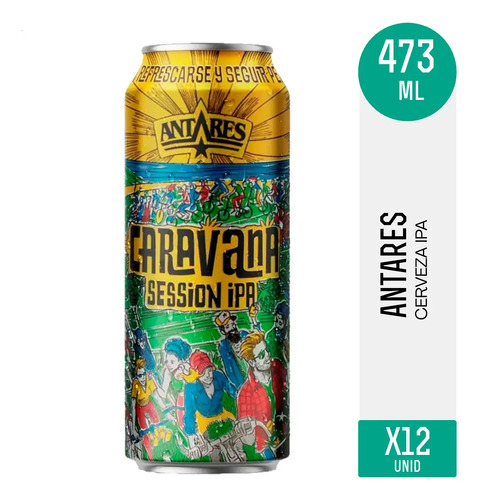 PACK X12 CERVEZA ANTARES CARAVANA 473ML