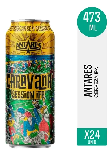 PACK X24 CERVEZA ANTARES CARAVANA 473ML