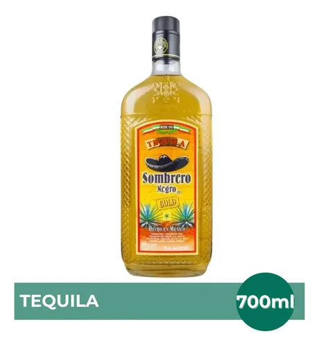 TEQUILA SOMBRERO NEGRO GOLD 700ML