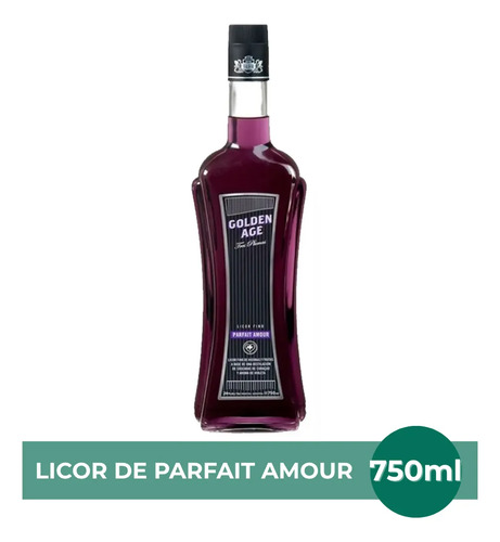 LICOR TRES PLUMAS GOLDEN AGE PARFAIT AMOUR 700ML
