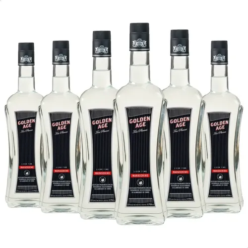 PACK X6 LICOR GOLDEN AGE MARASCHINO 750ML