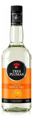 LICOR TRES PLUMAS TRIPLE SEC 700ML