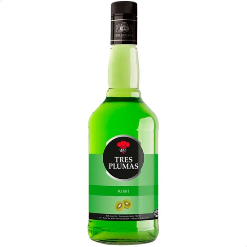 LICOR TRES PLUMAS KIWI 700ML