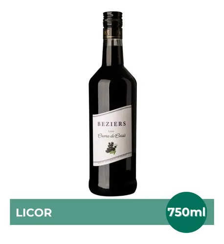 LICOR BEZIERS CREMA DE CASSIS 750ML