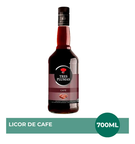 LICOR TRES PLUMAS CAFE 700ML