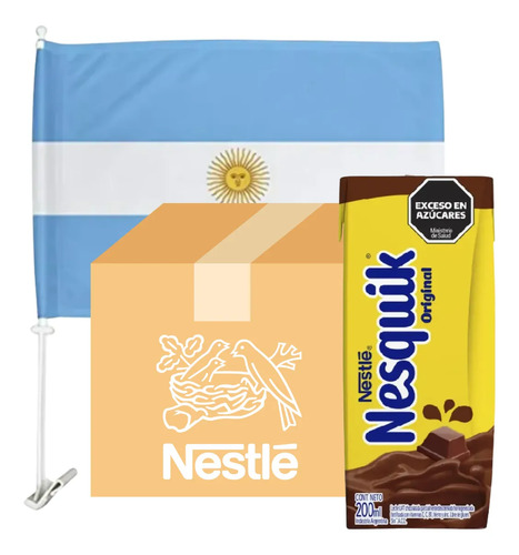 PROMO MUNDIAL! NESQUIK + BANDERA PARA FESTEJA