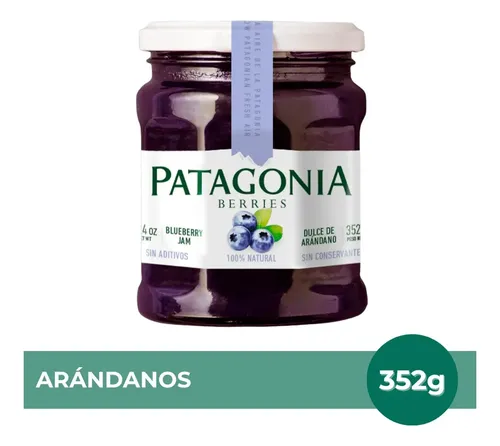MERMELADA PATAGONIA ARANDANOS 320G