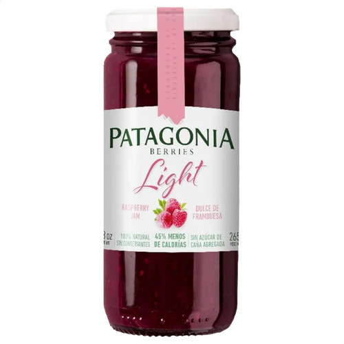 MERMELADA PATAGONIA FRAMBUESA LIGHT 265G