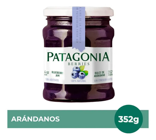 MERMELADA PATAGONIA ARANDANOS 320G BOX X6