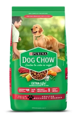 ALIMENTO PERROS DOG CHOW ADULTO MEDIANO GRANDE 1.5KG