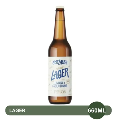 CERVEZA ANTARES LAGER PORRON 660 CC X 1 UNIDAD
