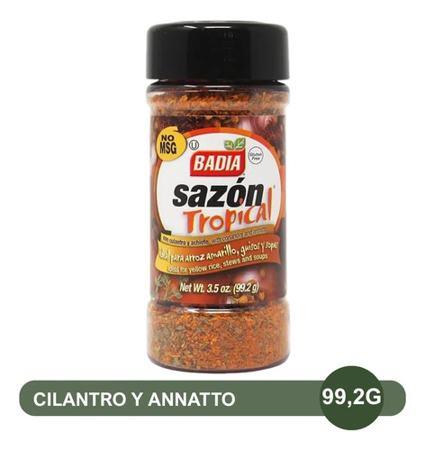 SAZON TROPICAL CON CILANTRO Y ANNATTO BOX X3