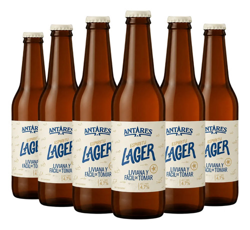 CERVEZA ANTARES LAGER PORRON BOX X6