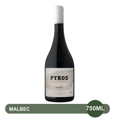 VINO PYROS VINEYARD STONE LAKE MALBEC 2023 750ML BOX X3